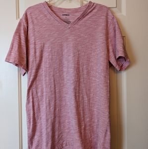 Express heathered pink v-neck